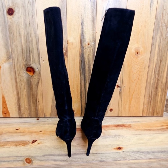Sam Edelman Olencia Black Suede Boots Size 10 - Picture 5 of 7